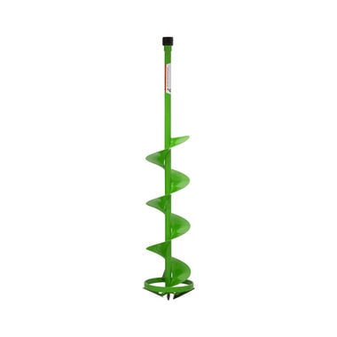 Ion Turbo Auger Bit for Use with Alpha Powerheads, 8 Inch, Turbo Cutting System, Ice Auger Bit, Steel