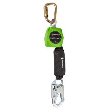 Safewaze 6' Latitude Single Leg Web SRL with Steel Carabiner