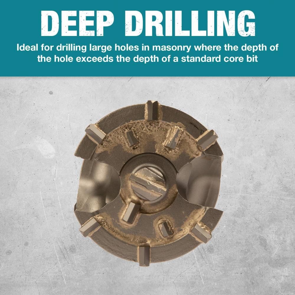 Makita 2 1/8in x 24in SDS MAX Tunnel Bit, large image number 8