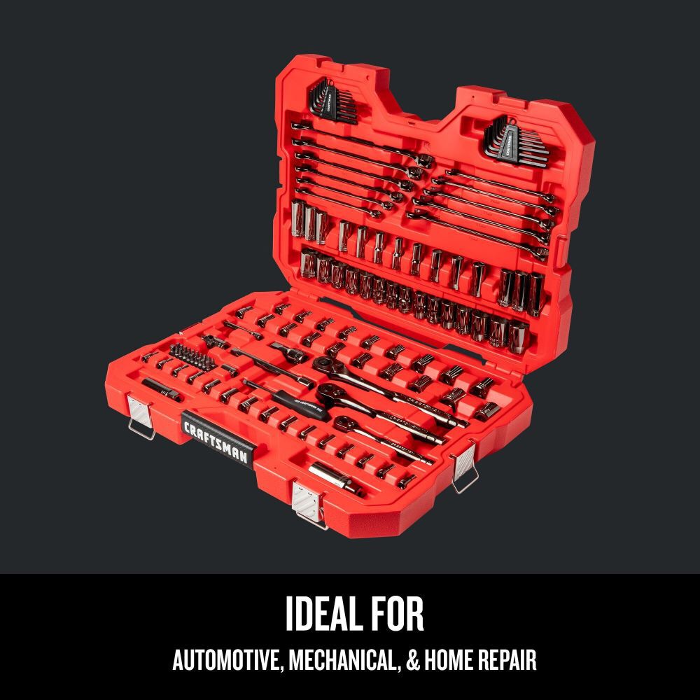 CRAFTSMAN Gunmetal Chrome Mechanics Tool Set, 121pc, large image number 4