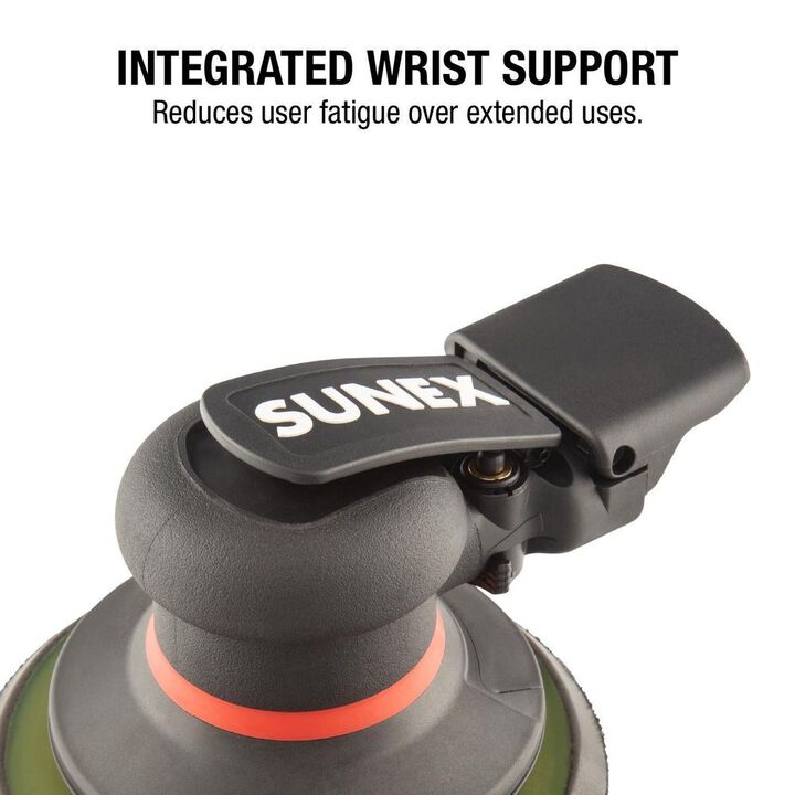 Sunex 3/16 Inch 11000 RPM One-Handed Speed Control Orbital Palm Sander, large image number 3