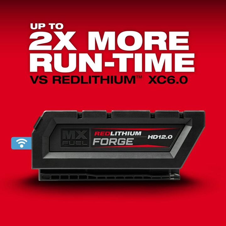 Milwaukee Promotional MX FUEL REDLITHIUM FORGE HD12.0 Battery Super Charger Expansion Kit, large image number 5