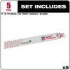 Milwaukee 9 in. 18 TPI THE TORCH SAWZALL Blade 5PK, small