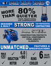 Eagle Compressor Silent Series 6 Gallon Electric Portable Air Compressor, small image number 5