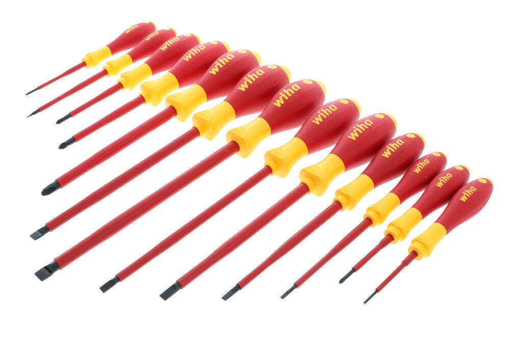 Wiha Insulated SoftFinish Screwdriver Set 13 Pieces - 32094