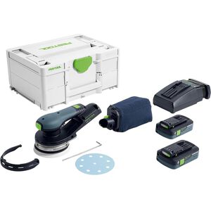 ETSC 2 125-Basic 4,0 I-Plus Cordless Orbital Sander Kit