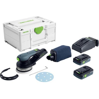 ETSC 2 125-Basic 4,0 I-Plus Cordless Orbital Sander Kit