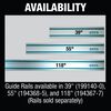 Makita Guide Rail 118 Inch, small image number 2