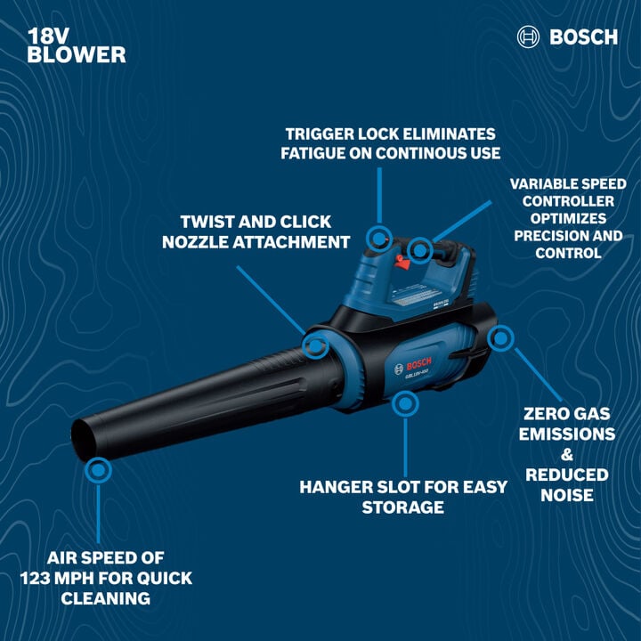 Bosch PROFACTOR 18V Blower (Bare Tool), large image number 1