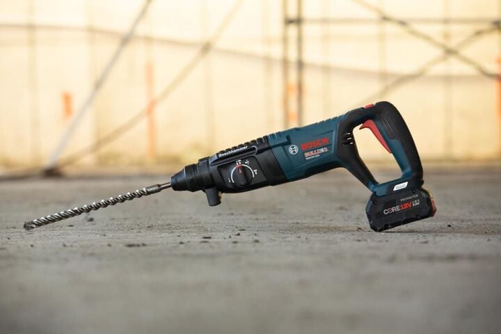 Bosch 18V EC Bulldog 1in Rotary Hammer SDS plus Brushless Kit, large image number 5