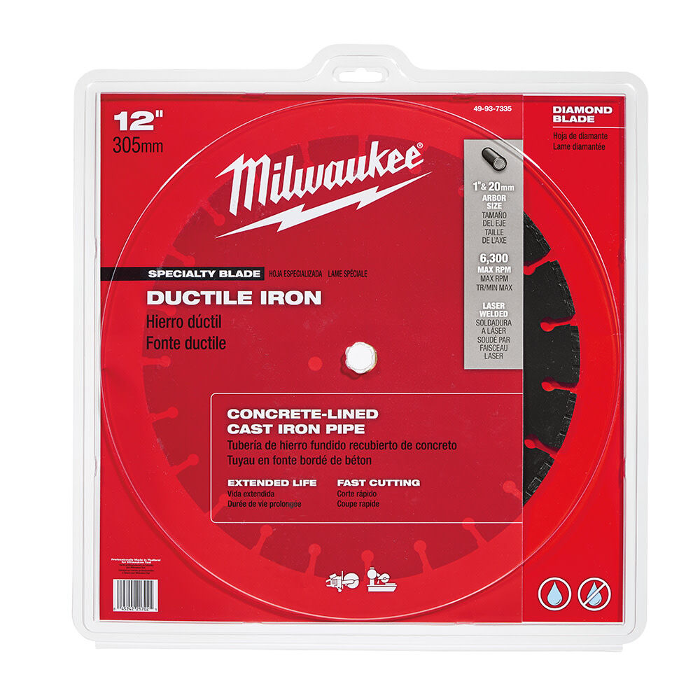 Milwaukee 12 In Ductile Iron Segmented 49 93 7335 - Image 6