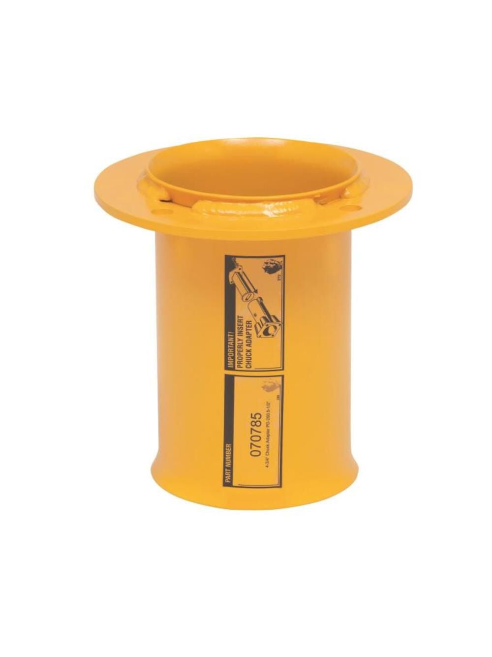 Rhino Tool 4-3/4 in Chuck Adapter for PD-200 (requires 5-1/2 in Master Chuck Assembly), large image number 1