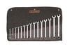 Wright Tool 15 pc. Full Polish Metric Combination Wrench Set, small