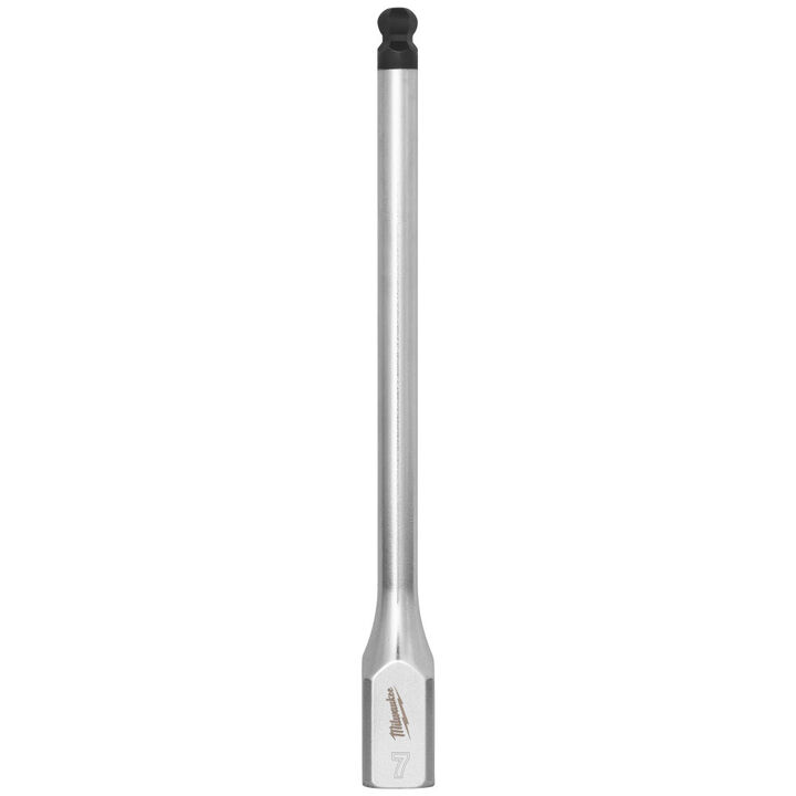 Milwaukee 3/8 Inch Drive 7mm Long Ball End Hex Bit Socket, large image number 0