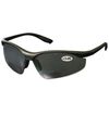 Protective Industrial Products Mag Readers Semi-Rimless Safety Readers with Black Frame Gray Lens and Anti-Scratch Coating +3.00, small image number 1