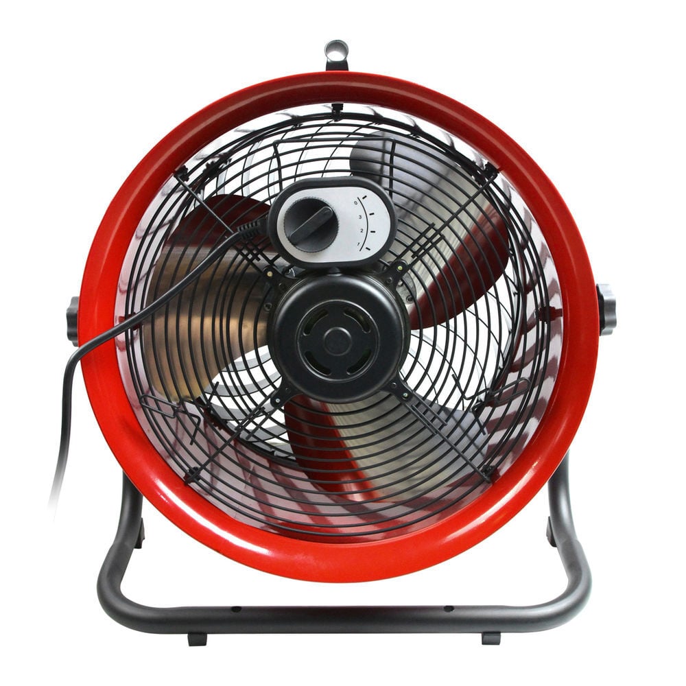 Maxx Air 16 Inch 1600 CFM 120V 3-Speed Tilting Turbo Floor Fan, large image number 2