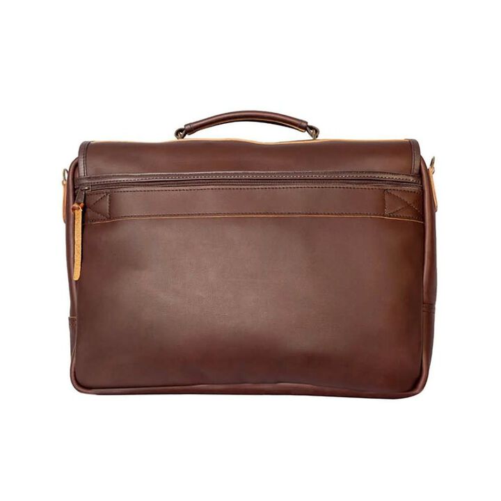 Duluth Pack Brown Leather Entrepreneur Briefcase, large image number 4