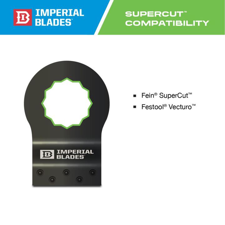 Imperial Blades SuperCut 3-1/8in Storm Titanium Thin Metal Segment Blade 1PC, large image number 3