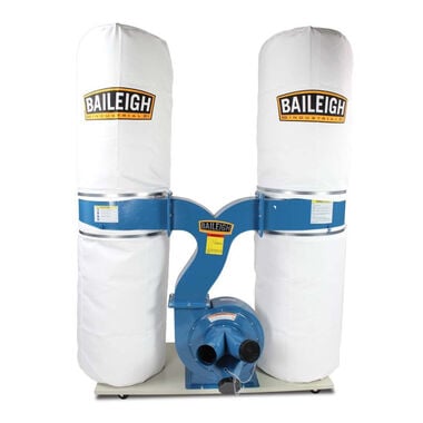 Baileigh DC-2300B Bag Style Dust Collector 220V 1 Phase 3HP