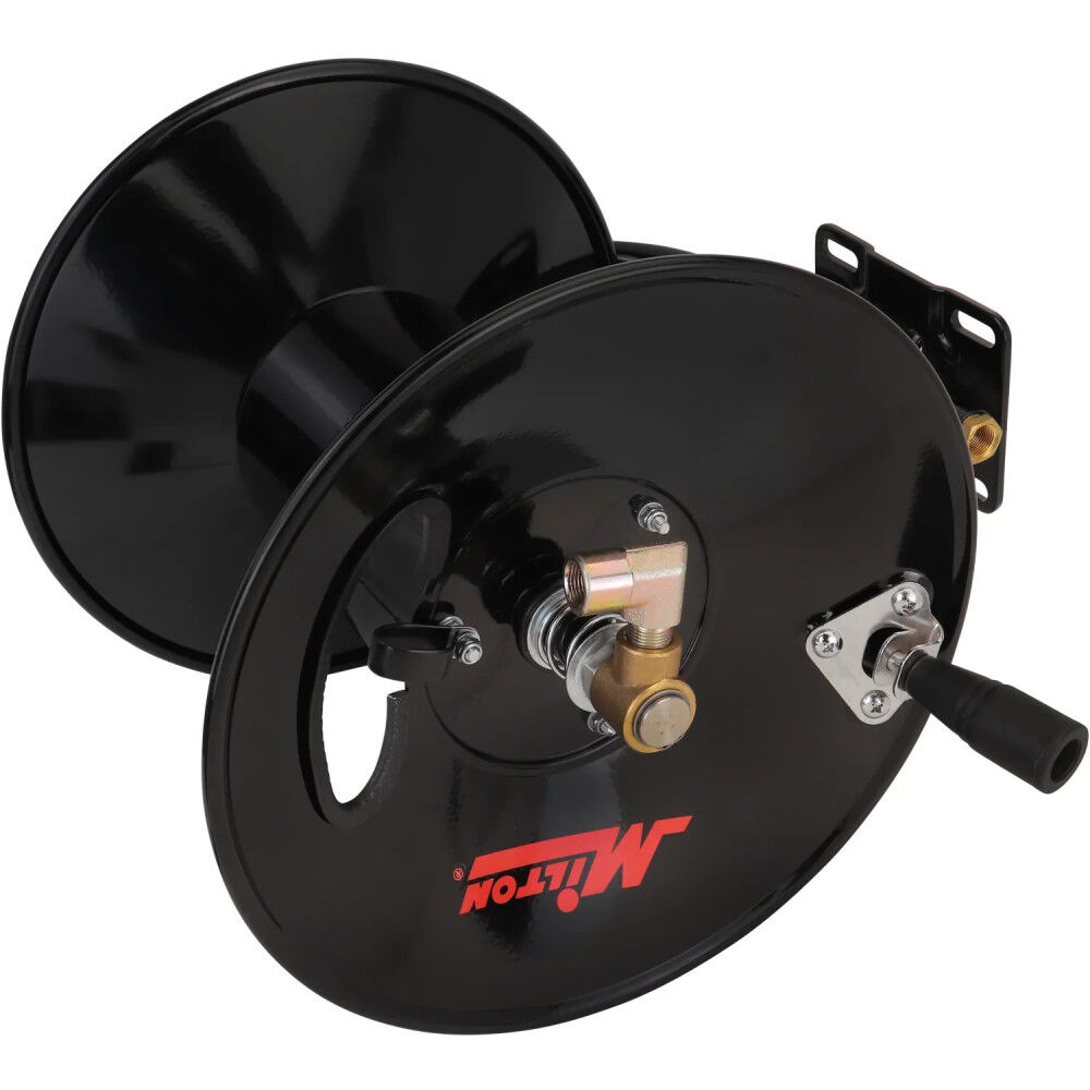 Milton 200 Ft Empty Manual Reel for Pressure Washing, large image number 2