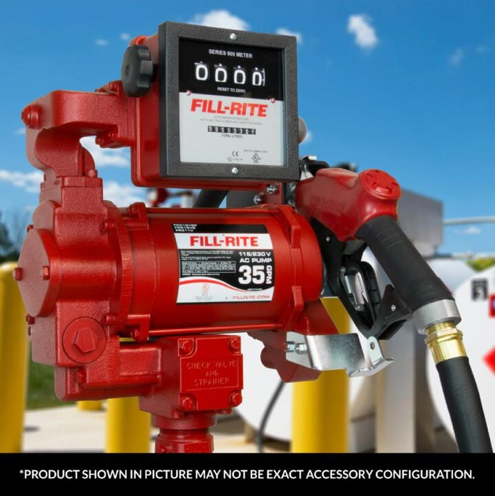 Fill-Rite 1 Inch Diesel High Flow Automatic Nozzle Red, large image number 1