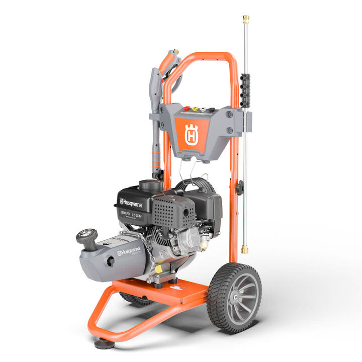 Husqvarna 3600 PSI 2.5 GPM Gas Powered Cold Water Pressure Washer with Control Touch & 4 Spray Tips, large image number 2