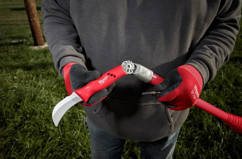 Milwaukee Lineman's Hawkbill Knife with STICKWORK 3-in-1 Ring, large image number 11