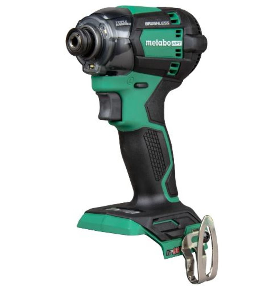 Metabo HPT Pro Bundle 1 3 4 Inch Coil Roofing Nailer with BONUS Impact Driver Kit KNV45AB2M Acme Tools