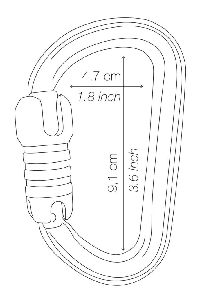 Petzl H-Frame Carabiner, NFPA, ANSI & CSA, large image number 2