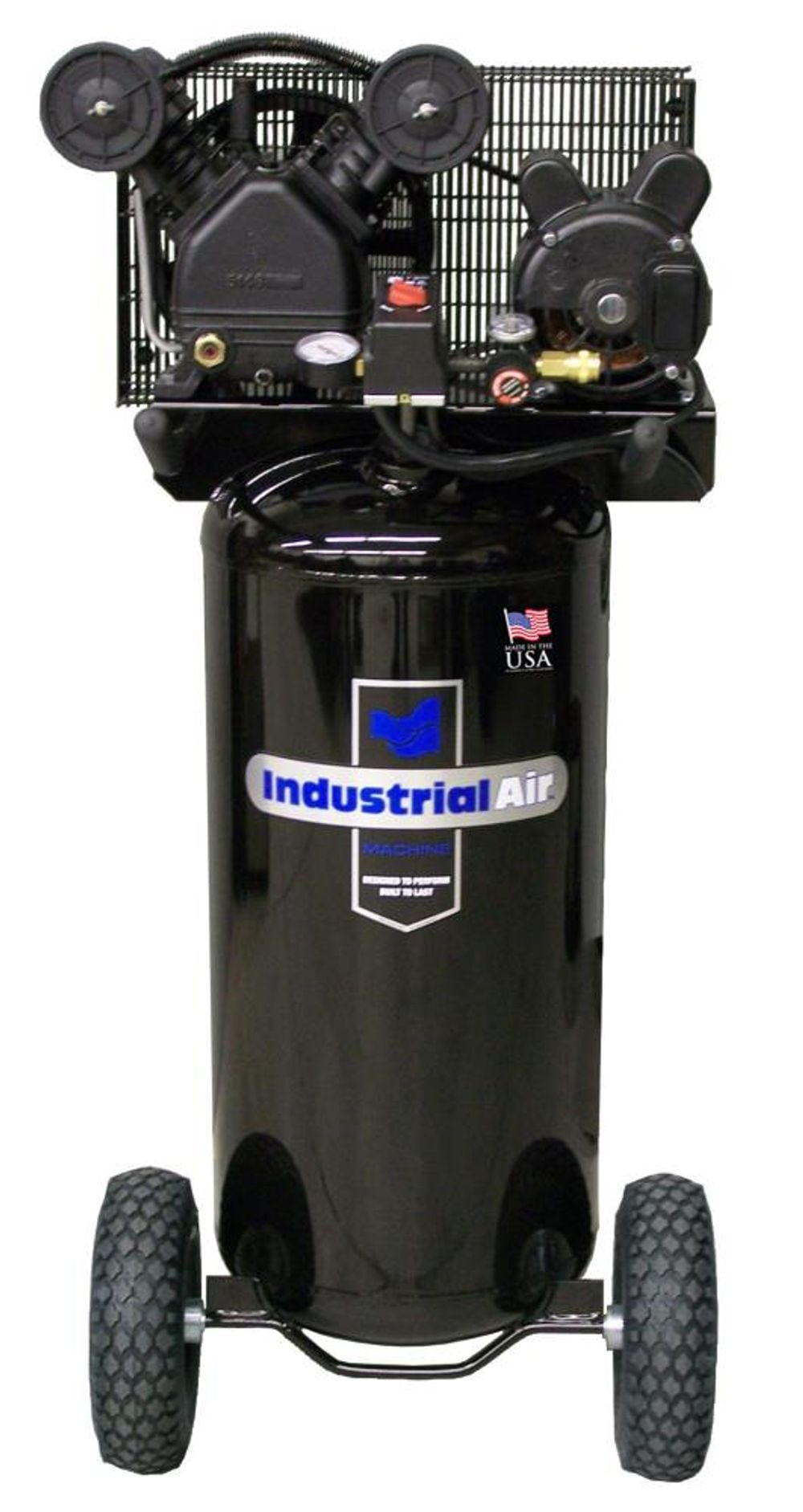 Industrial Air Compressor 1.6 HP 20 Gallon Portable Cast Iron Belt Drive, large image number 1