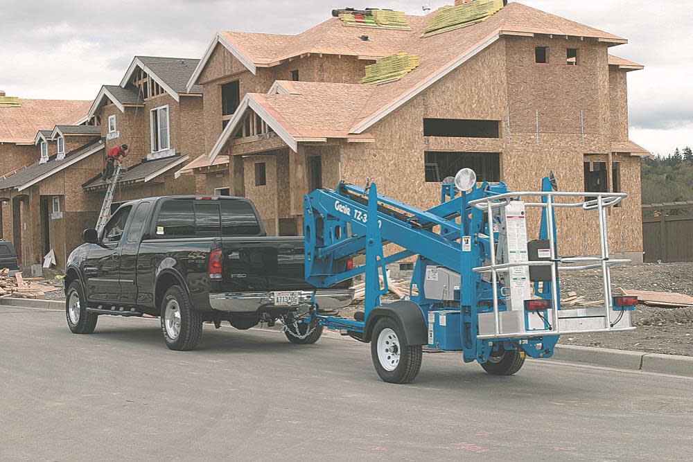 Genie 34 Ft. Trailer Mounted Articulating Boom Lift, large image number 6