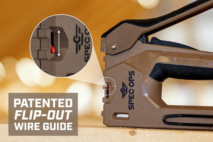 Spec Ops 2-in-1 Heavy-Duty Staple Gun / Brad Nailer (SPEC-M50), large image number 4