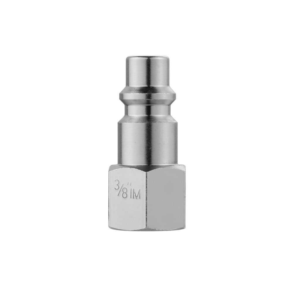 DEWALT 3/8 Inch FNPT Female Industrial Plug, Nickel Plated, 2 Pieces - DXCM037-0076