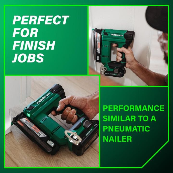 Metabo HPT 18V MultiVolt 23-Gauge Pin Nailer (1x2.0Ah), large image number 3