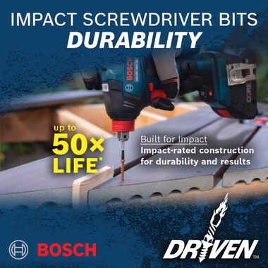 Bosch Driven Impact Screwdriving & Drilling Custom Case Set 20pc, large image number 2