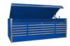 Extreme Tools Ex Professional Series 72 In. 15-Drawer Triple Bank Top Chest Blue, small image number 1