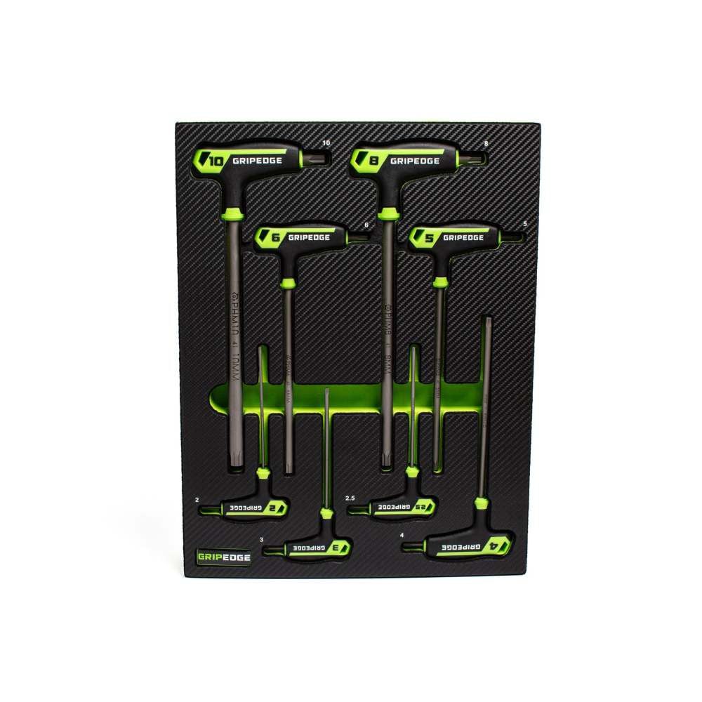 GripEdge Tools RPT Hex T-Handle Driver Set Metric 8 Pieces, large image number 1