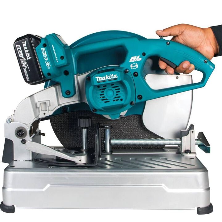 Makita Promotional 18V X2 LXT Lithium-Ion (36V) Brushless Cordless 14in Cut-Off Saw Kit (5.0Ah), large image number 11