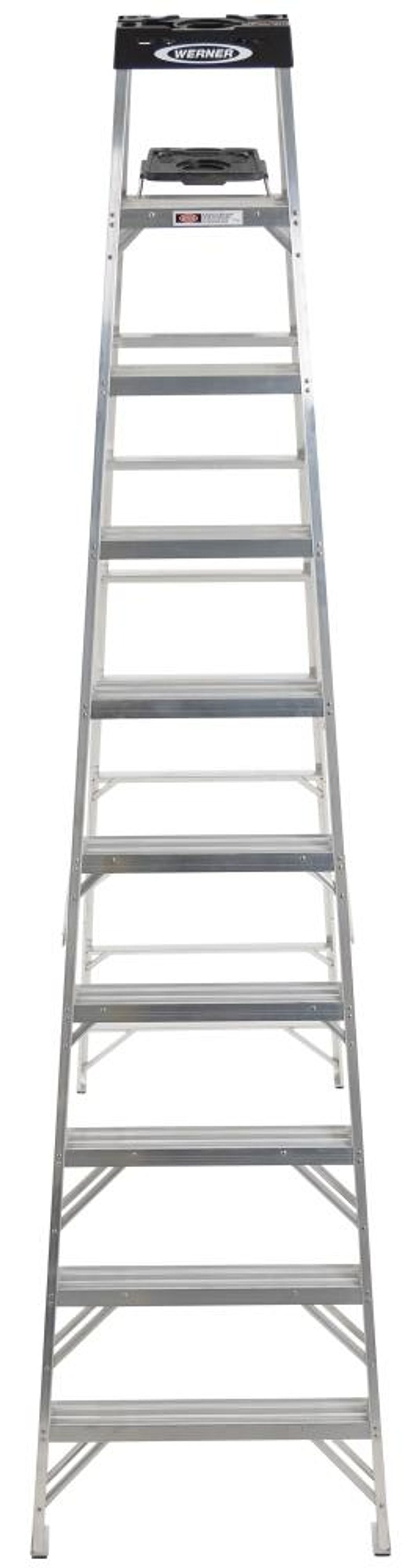 Werner 10ft Aluminum Type IA Step Ladder, large image number 3