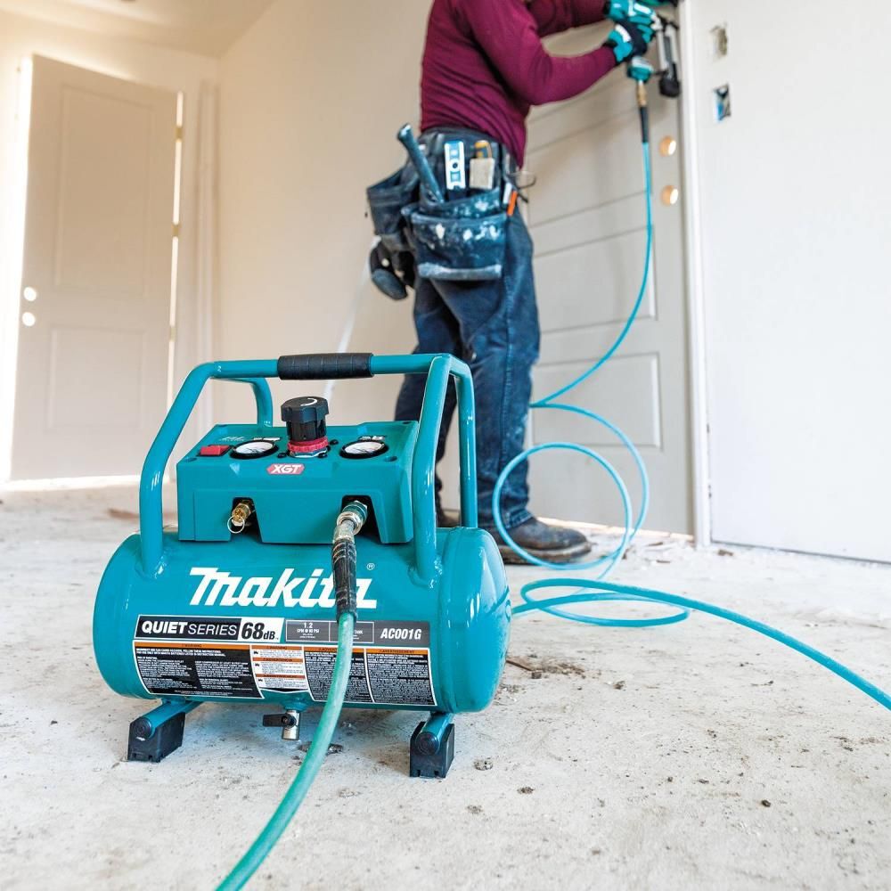 Makita 40V max XGT 2 Gallon Quiet Series Compressor (Bare Tool), large image number 4