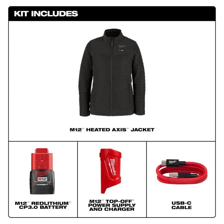 Milwaukee M12 Women's Heated AXIS Jacket Kit, large image number 3