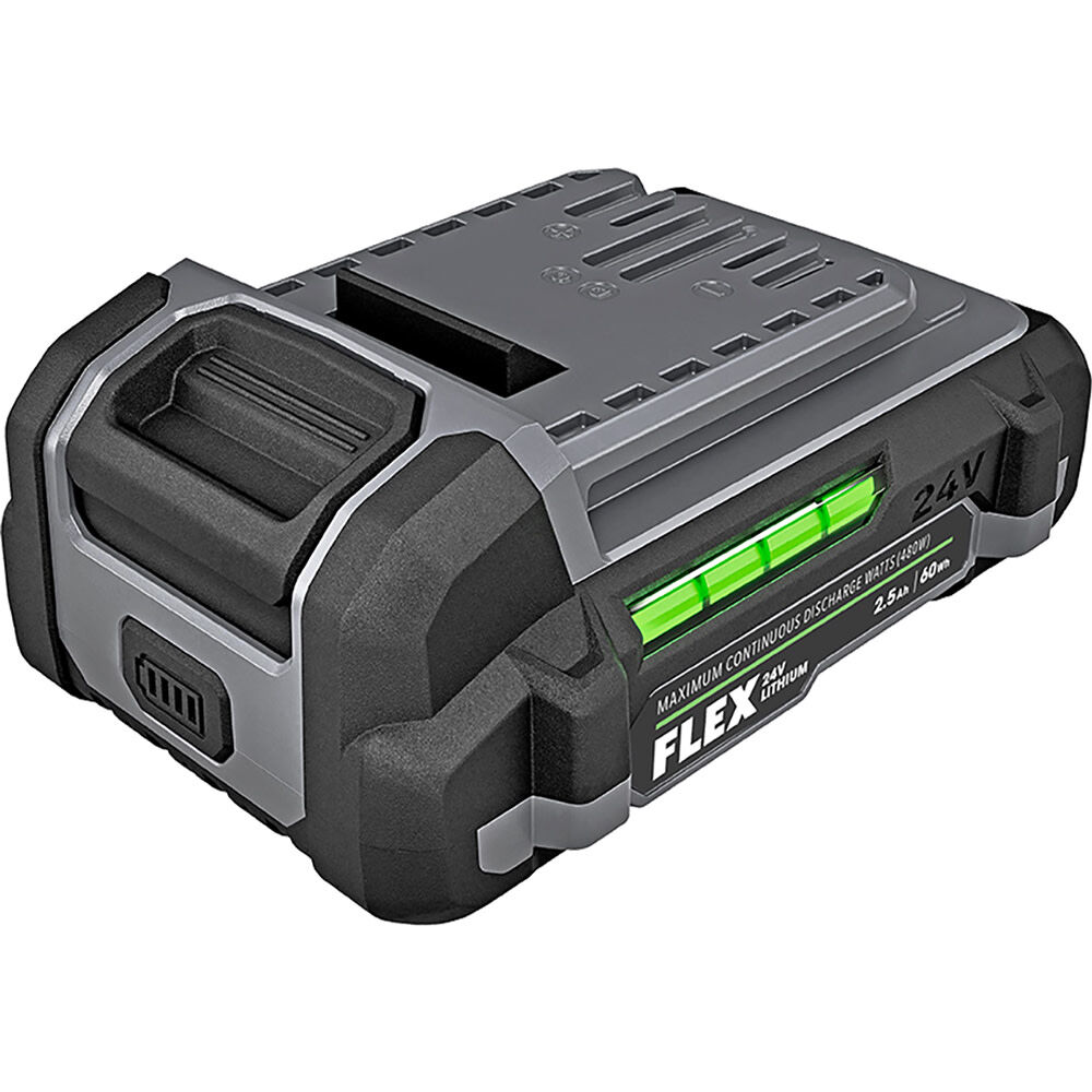 FLEX 24V 2.5Ah Lithium Ion Power Tool Battery Pack with Fuel Indicator, large image number 1