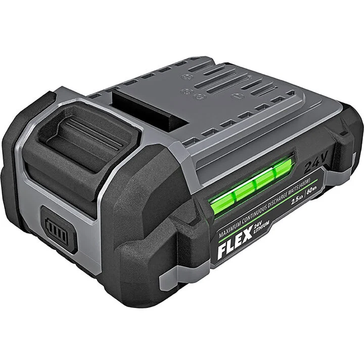 FLEX 24V 2.5Ah Lithium Ion Power Tool Battery Pack with Fuel Indicator