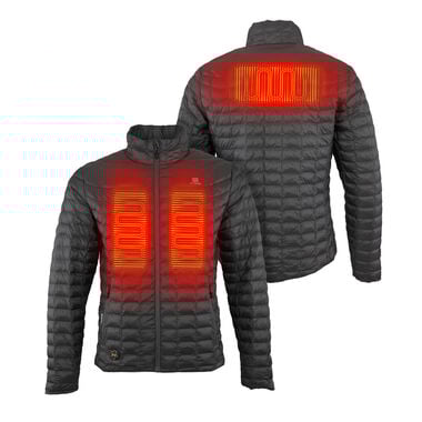Mobile Warming Backcountry Heated Jacket Men's 7.4 Volt Black Large