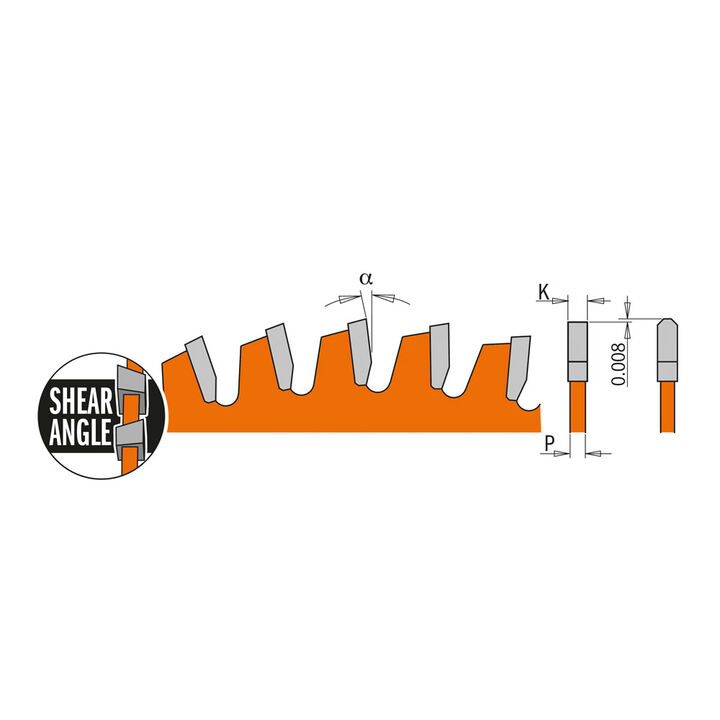CMT 7-1/4In x 56Tooth ITK Plus for Non-Ferrous and Trex, large image number 1
