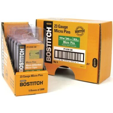 Bostitch 3000-Qty 1-3/16 In. 23-Gauge Pin Nails