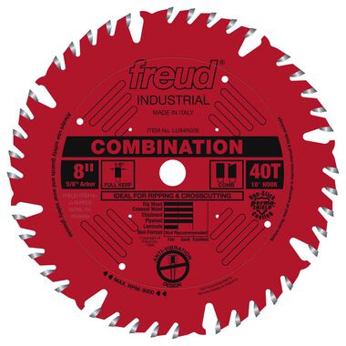 Freud 8in Combination Blade with Perma-SHIELD Coating, large image number 0