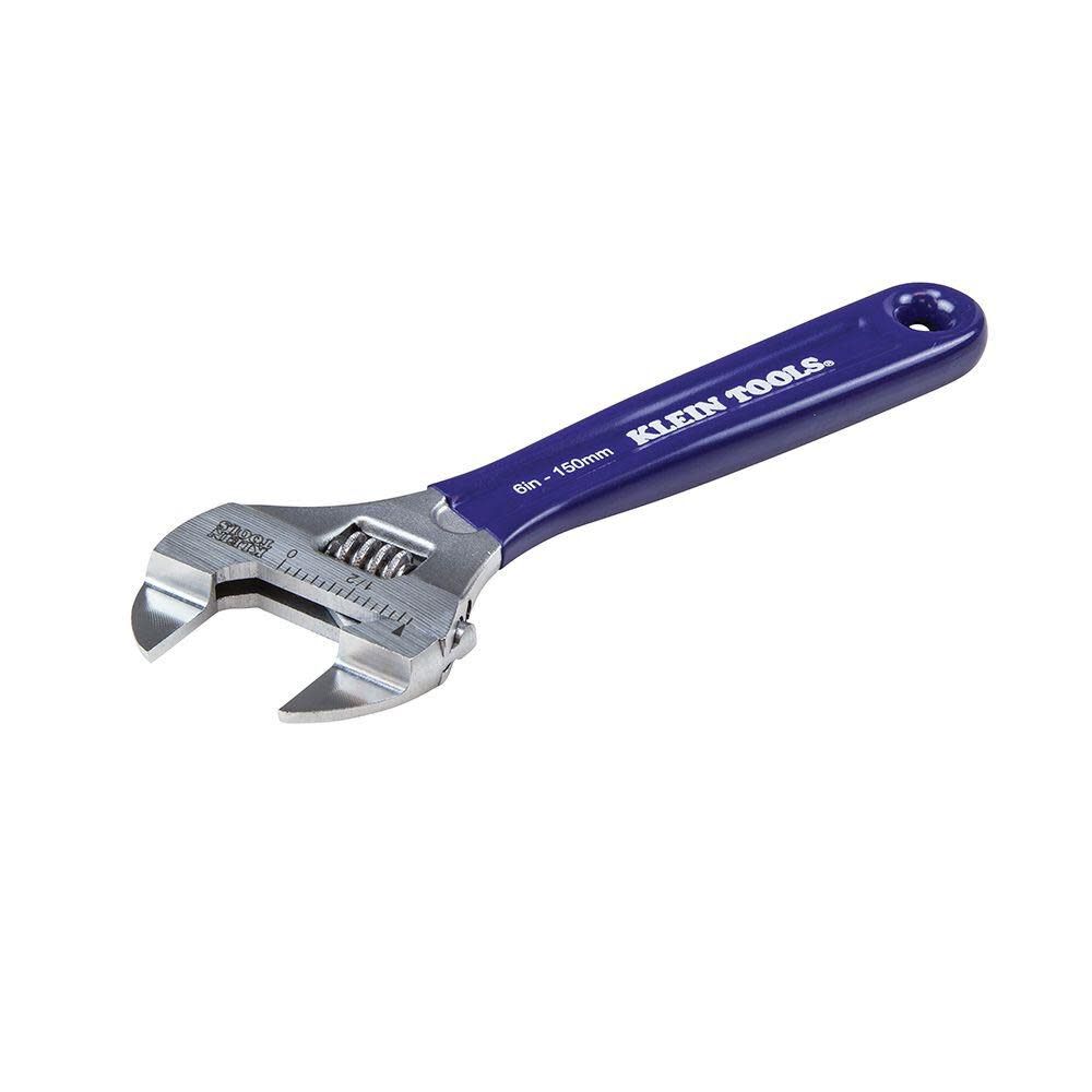 Klein Tools Slim-Jaw Adjustable Wrench 6in, large image number 3