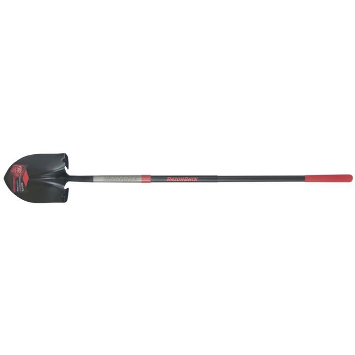 Razorback 49 in. Fiberglass Handle Super Socket Digging Shovel