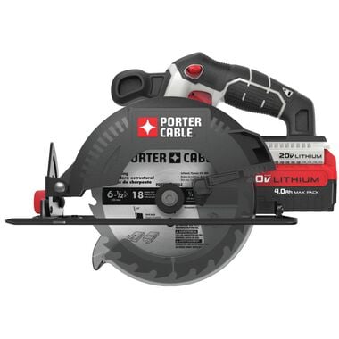 Porter Cable 20-volt 6-1/2-in Cordless Circular Saw (Bare Tool), large image number 2